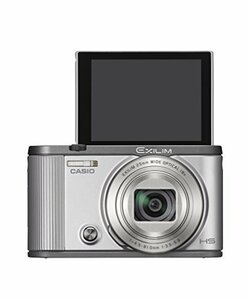 【中古】CASIO デジタルカメラ EXILIM EX-ZR1700SR 自分撮りチルト液晶 オートトランスファー機能 Wi-Fi/Bluetooth搭載 シルバー