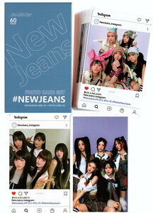 NewJeans ニュージーンズ グッズ スペシャルフォトカードセット 60枚 トレカ カード インスタカード K-POP
