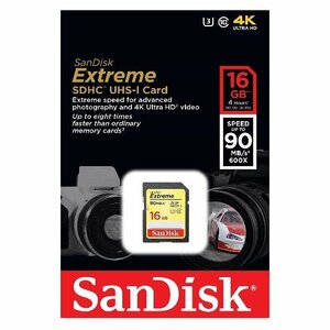 送料無料 SanDisk SDHC 16GB 90MB/s SDSDXNE-016G-GNCIN