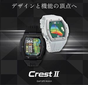 【新品・未開封】ホワイト ShotNavi ショットナビ CrestII クレスト2 GPS ゴルフナビ 最新モデル