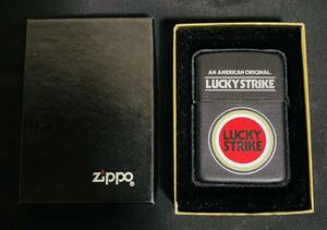 ZIPPO ジッポ LUCKY STRIKE ラッキーストライク レザー 革巻き　現状品