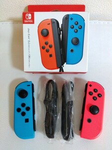 Nintendo Switch Joy-Con ジョイコン ニンテンドースイッチ 任天堂 スイッチ コントローラ ネオンレッド ネオンブルー ジャンク　純正