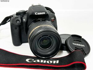 ★シャッターOK◎ Canon キャノン EOS Kiss X7i TAMRON DiⅡ 18-270mm F/3.5-6.3 一眼レフ デジタルカメラ ボディ レンズ 現状品16751O12-7