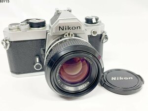 ★シャッターOK◎ Nikon ニコン FM NIKKOR 50mm 1:1.4 一眼レフ フィルムカメラ ボディ レンズ 69Y15-8