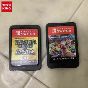 1円〜 箱無 Nintendo Switch マリオカート8 デラックス 信長の野望 創造 withパワーアップキット