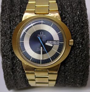 Omega Genve Dynamic Automatic Cal.752 Day-Date with Original Bracelet Gold Tone 海外 即決