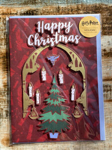 Harry Potter Happy Christmas Holiday Card New In Package 海外 即決