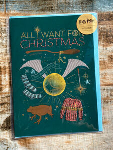 Harry Potter Christmas Holiday Card New In Package 海外 即決