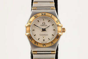 Omega Constellation 795.1203 Stainless Steel & 18K Yellow gold 22mm Ladies Watch 海外 即決