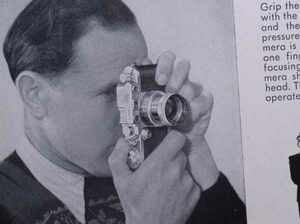 【M203】Leica Ⅰf ・Ⅱf・Ⅲf Instruction Book ( English ) 年式相応 経年古紙 
