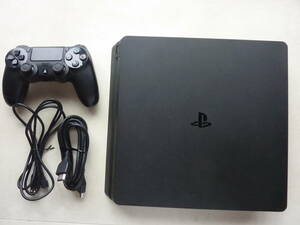 PlayStation4 PS4 ジェット・ブラック（CUH-2000A 500GBモデル) 本体とコントローラーと付属品等付き 動作確認済みのジャンク扱い品です！