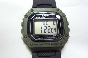 CASIO カシオ 腕時計 メンズ ILLUMINATOR WATER50M RESIST 海外モデル デジタル W-218H