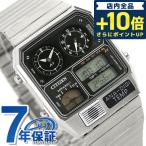 毎日さらに+10倍 シチズン レコードレーベル アナデジテンプ 腕時計 ブランド クロノグラフ 温度計 アナログ デジタル JG2101-78E CITIZEN シルバー メンズ