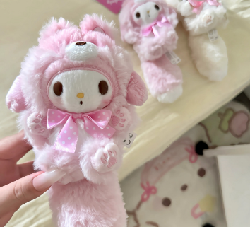 可爱三丽欧美乐蒂挂件日淘入手,日本海淘毛绒玩具!