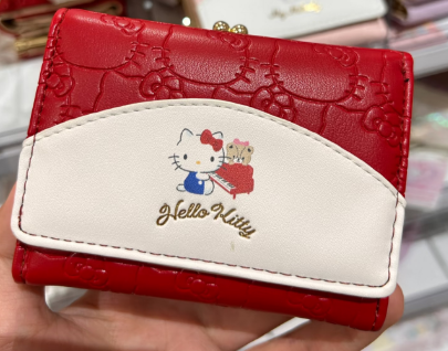 煤炉代切便宜靠谱Hello kitty折叠钱包,日淘好物网站首选!